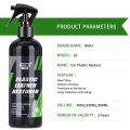 【100ml】 S3 Cars Interior Parts Liquid Leather Plastic Renovator Refreshing Restorer Spray Refurbishment Paste for Auto. 
