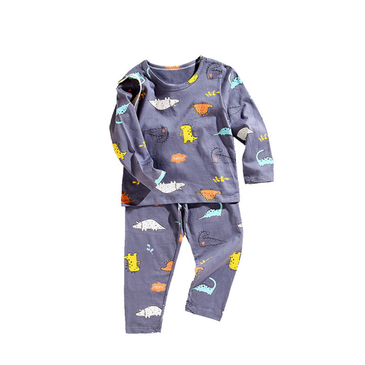 bellylady%202pcs/set%20Girsl%20Boys%20Cotton%20Pajamas%20%20Set%20Long%20Sleeve%20Tops%20Pants%20Sleepwear%20Outfits%20Casual%20Clothing%20-%20Image%204