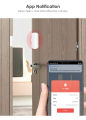 Tuya Smart WiFi Door and Window Sensor – Magnetic Alarm Detector Compatible with Alexa & Google Home. 