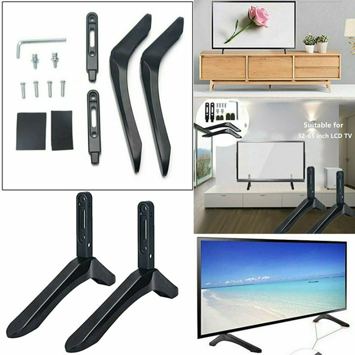 Universal 32-65" TV Mount Bracket FLAT TV LCD Screen Table Stand For LG Vizio TV