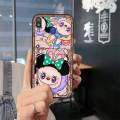 Cover Cute Phone Case For Samsung Galaxy M20/SM-M205FD protective Fashion Design Card bag Full wrap Card slot Cartoon. 