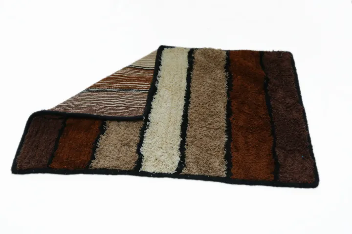 Handmade%20Cut%20&%20Loop%20pile%20Stripe%20Design%20Carpet/Rugs%20-%20Image%205
