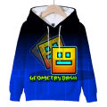 Anime Game Angry Geometry Dash Hoodies Kids Clothes Long Sleeve Pullover Children Hoody Sweatshirt Boys Girls Hoodie Streetwear. 