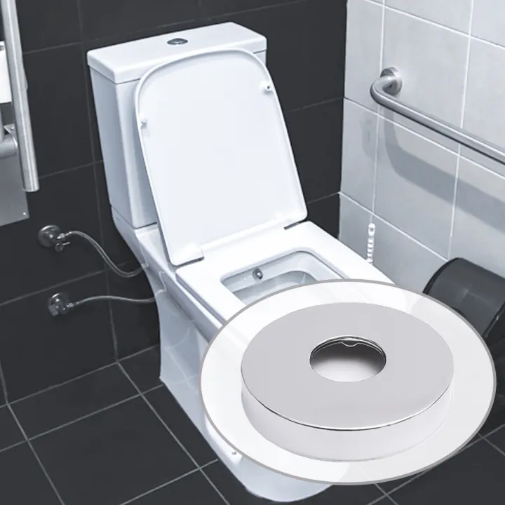 1/4Pcs%20Stainless%20Steel%20Bathroom%20Faucet%20Decorative%20Cover%20/%20Self-Adhesive%20Covers%20/%20Chrome%20Finish%20Beautify%20Water%20Pipe%20Wall%20Hole%20Bathroom%20Decor%20-%20Image%203