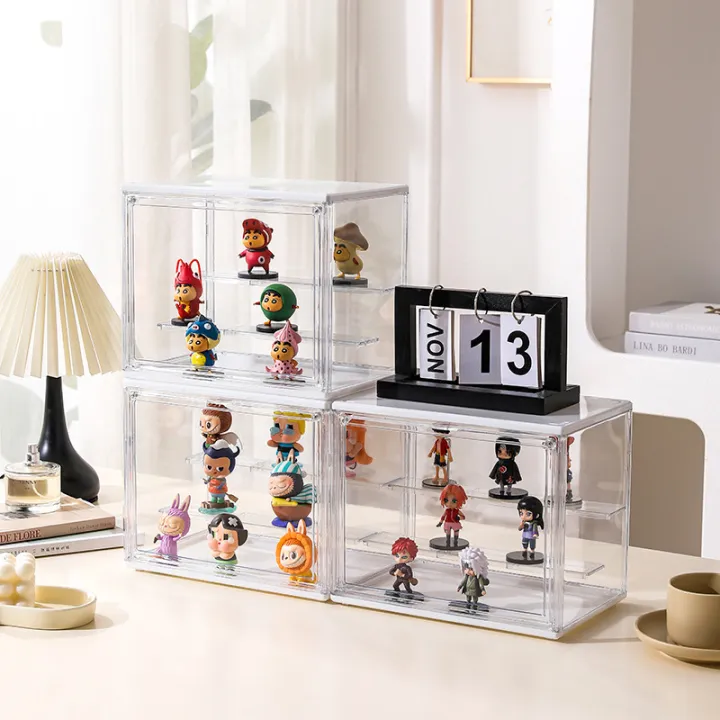 Display Rack Transparent Ladder Anime Car Model Blind Box Cardboard Box ...