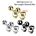 Sterile Ear Piercing Unit Ear Tragus Piercing Gun Home Use NO PAIN Piercer Tool Machine Kit Stud with Steel Ball Studs and Earrings. 