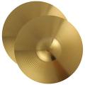 Pair of 8/ 10/ 12/ 14 Inch Cymbal pair of cymbal plate for Western Eastern Band Professional Brass Jazz Drum Classic Cymbal Crash Musical Instrument Accessory 8 inch 10 inch 12 inch 14 inch cymbal pair  8'' cymbal 10'' cymbal. 
