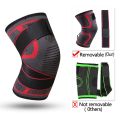 Skdk 2 Pcs Adjustable Knee Brace Support 3D Compression Gym Pain Relief Knee Pads Sleeve-L & Xl. 