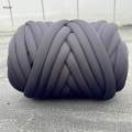 Chunky Yarn, Tube Giant Yarn, Soft Crocheting Hand Knit Jumbo Tubular Yarn, Bulky Chunky Yarn for Macrame, Carpets, Crochet, Pillow, Cushion. 