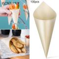 ECHIDNA Ice Cream Cones Heat-Resistant Ice Cream Dessert Wooden Cones. 