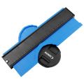 Multi-functio Profile Tiling Laminate Edge Shaping Wood Measure Ruler ABS Contour Gauge. 