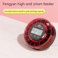 Aquarium Automatic Fish Feeder Automatic Food Dispenser with Rechargeable Feeder with USB Cable LCD Display. 