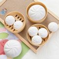 Steamed Stuff Bun Siopao Anti-stress Ball Fidget Toy with Case. 