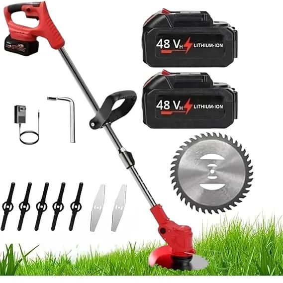 Grass Cutter Machine With Dual Battery