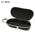 OQ BOGA Black EVA Plastic Fashion Unisex Eyewear Cases Men Women Portable Travel Zipper Sunglasses Eyeglasses Protective Box With Lanyard. 