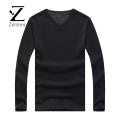 Zentora Men Fleece Long Sleeve Shirt Men's Winter Plush Warm O Neck Long Sleeve Pullover Shirt Plus Size Bottoming Top Men Base Layer Top. 