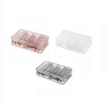 10 Grids High Capacity Plastic Storage Jewelry Box Compartment Double Side Container For Beads Earring Necklace Jewelry Rectangle Box Case. 