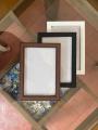 4x6 Inch Ready-Made Photo Frames in White/Black/Brown. 