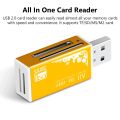 All in one Micro SD Card Reader Flash USB Memory Card Reader For Memory Stick Pro Duo Micro SD/T-Flash/M2/MS SD Adapter. 