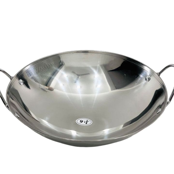 Premium Silver Fry Pan Set - Small 22cm and Large 24cm Heavy-Duty Non-Stick Skillets