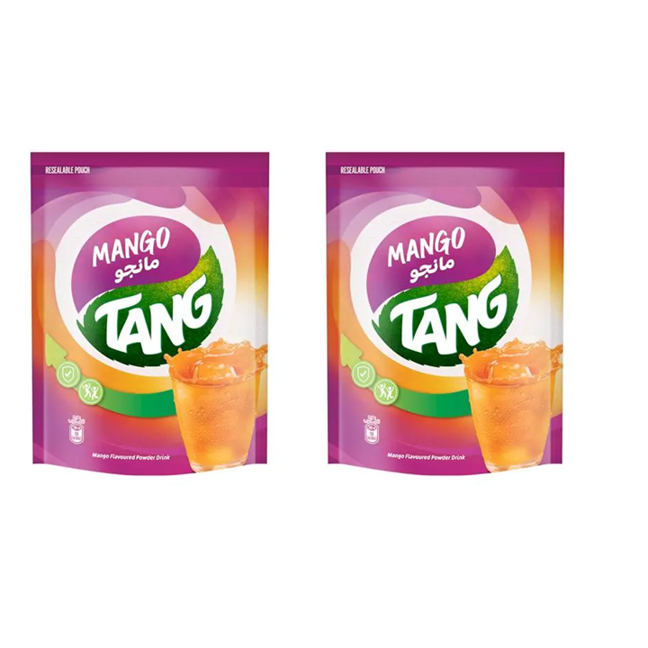 Tang Mango Flavoured Instant Powder Drink Juice (375g x 2 )Powder | 2 Pieces | Tang Mango | Mango Drink