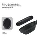2pcs PU Leather Earpads for Sony WH1000XM4 Black with Buckle Soft Protein Material Noise Isolation. 