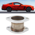 Exhaust Pipe Flange Adapter Durable Perfect Fit Catback Exhaust Muffler Pipe Increase Engine Power for 3 in ID 2 Flange. 