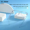 OQ BOGA 4 Colors Unisex Fashion Metal Full Rim Eye Protection Radiation Protection Computer Glasses Women Men Oval Frame Anti Blue Light Eyewear. 