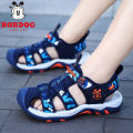 Bobdog Children's Shoes Summer Boys Sandals Boys Medium and Small Children Non-Slip Beach Shoes Children's Closed Toe Soft Bottom Sandals. 