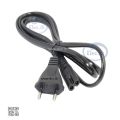 Universal Short EU Standard To C7 Power Cable Lead Cord AC 2-Pin Plug. 