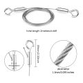 Adjustable Picture Hanging Wire Heavy Duty Supports - 2 Pack Hanging Hardware, 2M X1.5Mm Stainless Steel Wire Rope. 