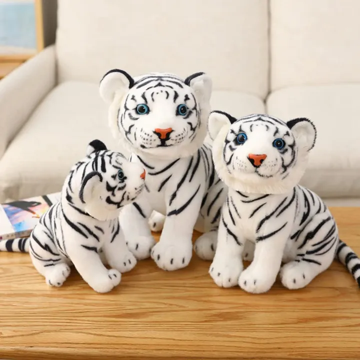 Tiger%20Plush%20Toy%20Stuffed%20Lifelike%20Animal%20Toys%20for%20Children%2023CM%20Yellow%20-%20Image%202