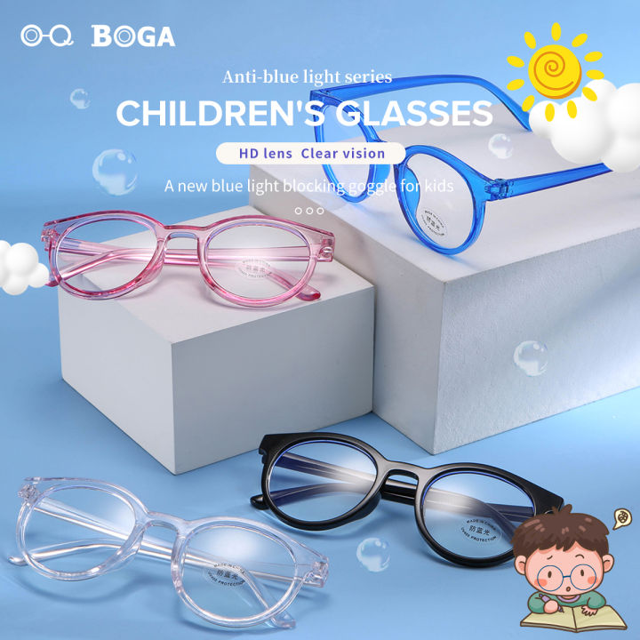 OQ%20BOGA%205%20Colors%20Fashion%20Unisex%20Anti%20Blue%20Light%20Plastic%20Oval%20Frame%20Kids%20Computer%20Glasses%20Boys%20Girls%20Eye%20Protection%20Radiation%20Protection%20Full%20Rim%20Eyewear%20-%20Image%202
