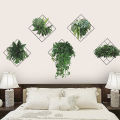 Black Birdcage Leaves Silhouette Wall Decor Sticker Living Room Bedroom Decal. 