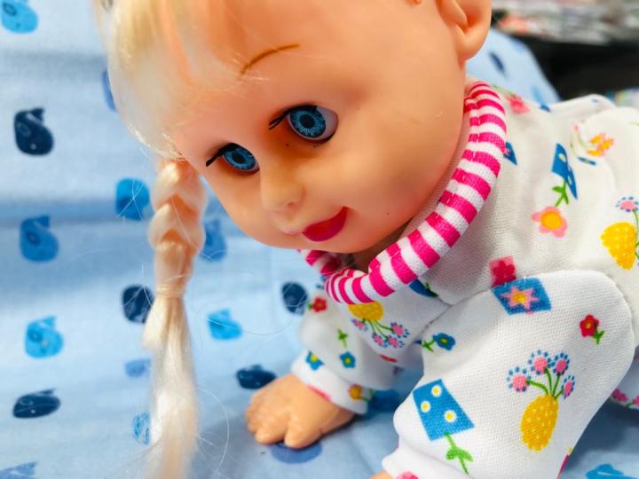 Moving baby doll toy online