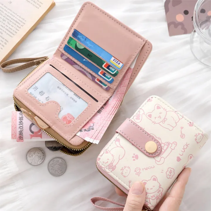 Printed%20Wallet%20Holder%20Girls%20Cute%20Purse%20Women'S%20Short%20Card%20Holder%20for%20Birthday%20Casual%20Gift%20Teenagers%20Fashion%20Personal%20-%20Image%205