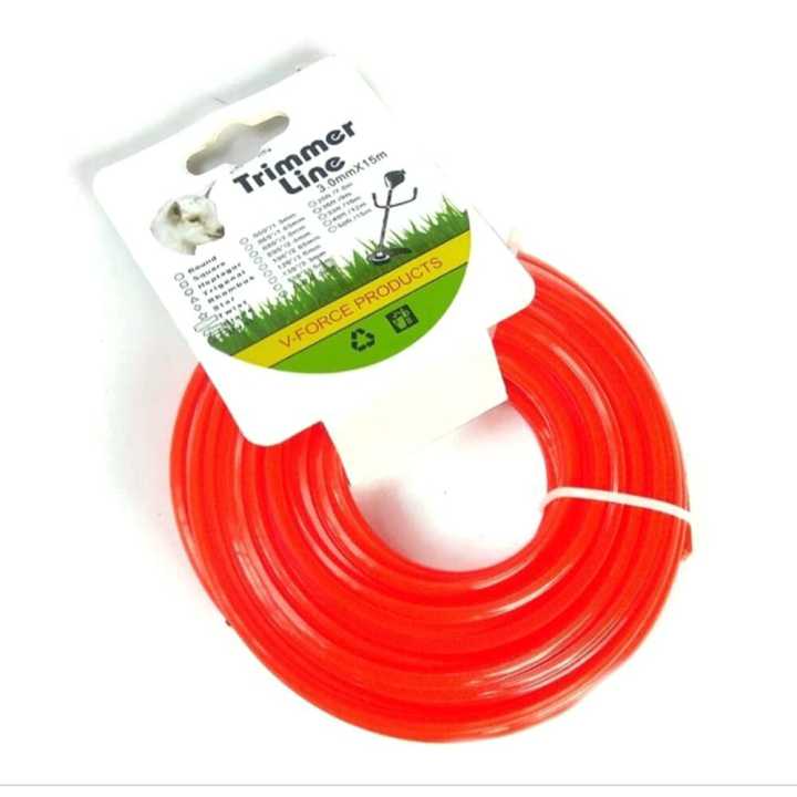 Heavy Nylon Grass Trimmer Line Brush Cutter Square Wire Rope 2.5mmx15M