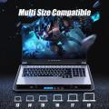 COOLCOLD A9 Gaming RGB Laptop Game Cooler 2 USB Ports 6 Fan Gaming Led Light Notebook Cooler for 13-18 Inch Stand for Laptop Macbook. 