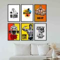 A4 framed Gym Motivational Workout Wall posters Desk Wall decorations inspiring posters. 