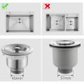 Universal Sink Drain Pipe Flexible for Bathroom Wash Basin Sink 45mm. 