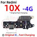 Original For Xiaomi Redmi Note 10 11 10X 10s 4G 5G Pro Fast Charging USB Charger Board Port Connector Mic Dock Flex Cable. 