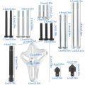 Steering Wheel Removal Tool Steering Wheel Puller 46pcs Chrome Vanadium Steel Steering Wheel Remover Storage Box Package. 