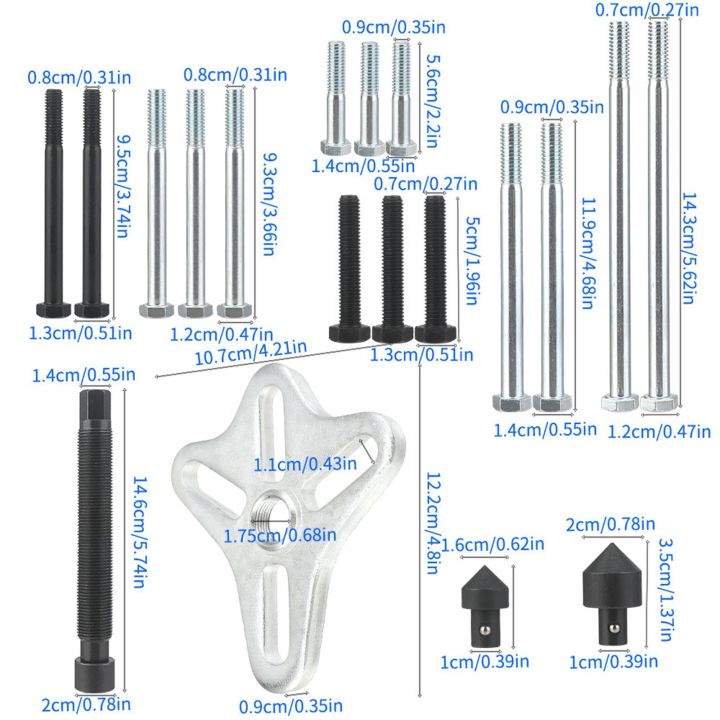 Steering%20Wheel%20Removal%20Tool%20Steering%20Wheel%20Puller%2046pcs%20Chrome%20Vanadium%20Steel%20Steering%20Wheel%20Remover%20Storage%20Box%20Package%20-%20Image%202