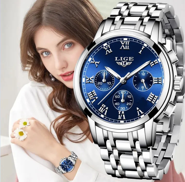 Ladies%20Watch%20Stainless%20Steel%20Luxury%20Quartz%20Analog%20Business%20Chain%20Casual%20Wrist%20LIGEx%20Watches%20For%20Girls%20Women%20Love%20Gift%20-%20Silver%20Green%20-%20Image%204