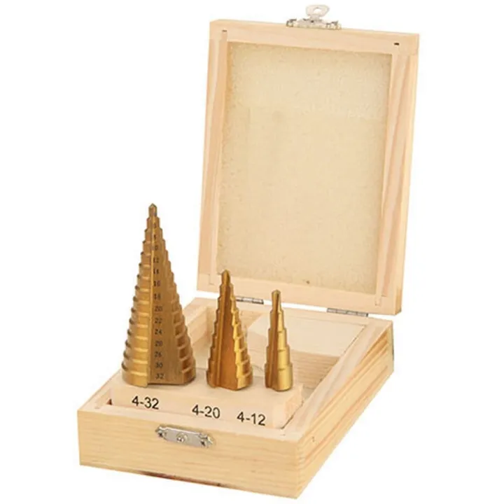 Wokin Step Drill Bits set 3 Pcs