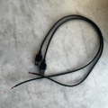 2 pieces LED 5V-24V Red and Black USB 50cm/19.7in LED Connection Cable Positive and Negative. 