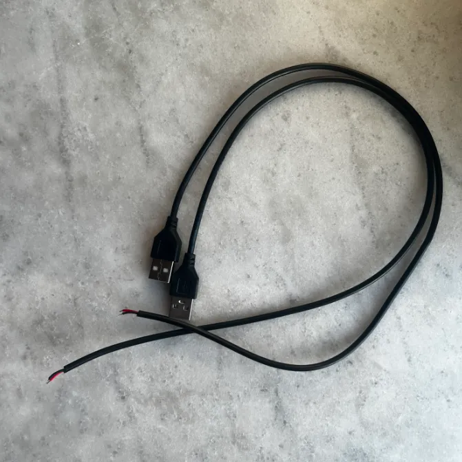 2%20pieces%20LED%205V-24V%20Red%20and%20Black%20USB%2050cm/19.7in%20LED%20Connection%20Cable%20Positive%20and%20Negative%20-%20Image%204