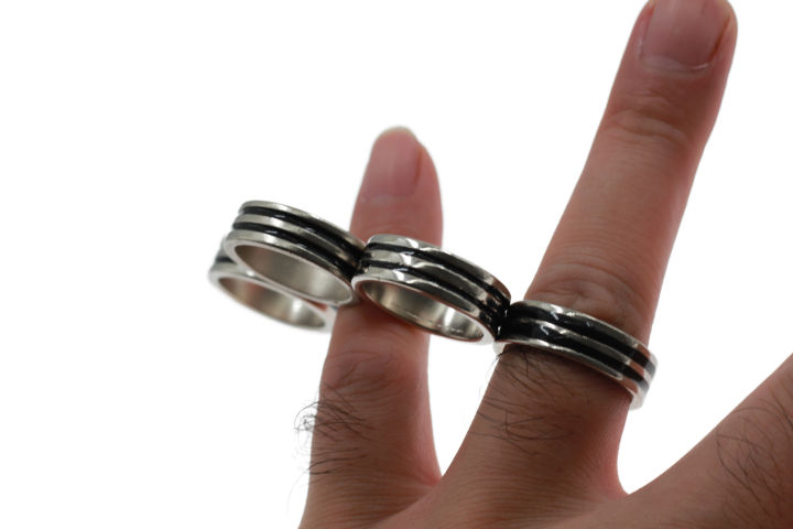 Black Double Circle Pk Ring Tricks Gimmicks Props Strong Magnetic Magnet Ring Finger Decoration 18/19/20/21mm Tools