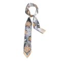 Flower Pattern Printing Hair Scarf Vintage Headband Soft Wrap Printing Hair Band Strap Chinese Style Satin Silk Printing Scarves Outdoor. 