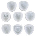 Heart-shaped Chocolate Mousse Cake Silicone Mold DIY Creative Love Pillow Jelly Pudding Baking Mold. 